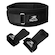 Kit Cinturão de Musculação e Luva Hand Grip Muvin Crosstraining PRETO