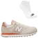 Tênis New Balance 500 V2 + Meias - Feminino BEGE