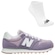 Tênis New Balance 500 V2 + Meias - Feminino ROXO/BRANCO