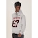 Blusão De Moletom Com Capuz Nba Fechado Houston Rockets - Masculino CINZA ESCURO