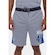 Bermuda NBA Moletom Basketball - Masculina CINZA ESCURO