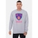Blusão De Moletom NBA Neon Colors Brooklyn Nets Cinza Mescla - Masculina CINZA