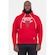 Blusão De Moletom Com Capuz NBA Plus Size Com Feltro Logo Chicago Bulls Vermelho - Masculina VERMELHO