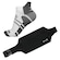 Kit Meias de Compressão Cano Curto Muvin Arrow + Pochete para Corrida - Adulto BRANCO