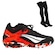 Chuteira Society Penalty Rx Locker Kids - Infantil + Meião PRETO/LARANJA