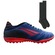 Chuteira Society Penalty Matís - Adulto + Meião AZUL ESC/VERMELHO
