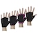 Kit Luvas de Musculação Hidrolight Neoprene - 4 Pares - Adulto MARROM/PRETO