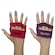 Kit Palmar Hidrolight para Musculação Mini Palma - 2 Pares - Adulto VERMELHO