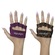 Kit Palmar Hidrolight para Musculação Mini Palma - 2 Pares - Adulto MARROM/VINHO