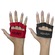 Kit Palmar Hidrolight para Musculação Mini Palma - 2 Pares - Adulto VERMELHO/PRETO