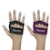 Kit Palmar Hidrolight para Musculação Mini Palma - 2 Pares - Adulto PRETO/VINHO