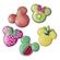 Kit Jibbitz Mickey And Friends Frutas Pack - 5 Unidades - Unissex BRANCO