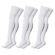 Kit de Meião Penalty Matís VIII - 3 Pares - Infantil BRANCO