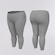 Calça Legging Fila Flat Life Plus - Feminina MESCLA