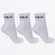Meia Cano Médio Fila Tripack - Unissex BRANCO