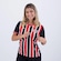 Camisa do São Paulo Classmate - Feminina PRETO