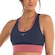 Top Fitness com Bojo Removível Mizuno Média Sustentação Run Easy 4 - Adulto AZUL