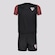 Kit Uniforme do São Paulo Hero Escudo: Camisa + Calção - Infantil PRETO