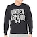 Blusão de Moletom Under Armour Rival Terry Crew - Masculino PRETO