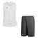 Kit Penalty: Camiseta Regata X + Bermuda - Masculino BRANCO/CINZA