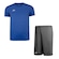 Kit Penalty: Camiseta X + Calção - Masculino AZUL/CINZA