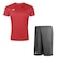 Kit Penalty: Camiseta X + Calção - Masculino CINZA/VERMELHO