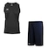 Kit Camiseta Regata Penalty X + Calção Penalty X - Masculino PRETO/AZUL ESC