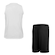 Kit Camiseta Regata Penalty X + Calção Penalty X - Masculino BRANCO/PRETO