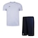 Conjunto Penalty X com Camiseta + Calção - Infantil BRANCO/AZUL ESC