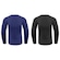 Kit de Camisas Térmicas Selene Proteção Uv50+ - 2 Unidades - Infantil AZUL ESC/PRETO