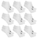 Kit Meias Sapatilha Esporte Legal Invisível - 9 Pares - Masculina BRANCO
