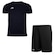 Kit de Futebol Penalty X: Camiseta + Calção Plus Size - Masculino PRETO