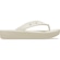 Chinelo Crocs Classic Plataform Flip Bone - Unissex BEGE