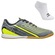 Kit Chuteira Futsal Umbro Chrome + Meia - Adulto PRETO/VERDE