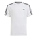 Camiseta adidas Essentials 3-Stripes - Infantil BRANCO/PRETO