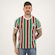 Camisa do Fluminense Braziline Cano 14 Tricolor - Masculina VERMELHO