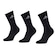 Kit Meia adidas Cano Alto - Unissex PRETO