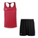Kit Camiseta Regata Penalty X + Calção - Feminino VERMELHO/PRETO