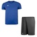 Kit Camiseta Penalty X + Calção Plus Size - Masculino AZUL/CINZA