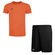 Kit Camiseta Penalty X + Calção Plus Size - Masculino PRETO/LARANJA