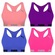 Kit Tops Puma Nadador sem Costura - 4 Unidades - Feminino ROSA/AZUL