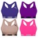 Kit Tops Puma Nadador sem Costura - 4 Unidades - Feminino ROSA/ROXO