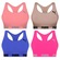 Kit Tops Puma Nadador sem Costura - 4 Unidades - Feminino AZUL/VERDE