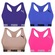 Kit Tops Puma Nadador sem Costura - 4 Unidades - Feminino ROSA/AZUL