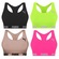 Kit Tops Puma Nadador sem Costura - 4 Unidades - Feminino PRETO/VERDE