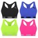 Kit Tops Puma Nadador sem Costura - 4 Unidades - Feminino AZUL/VERDE