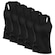 Kit Camisetas Regata Nadador Dellas Fit Dry - Feminina - 5 Unidades PRETO