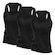 Kit Camisetas Regata Dellas Fit Dry Nadador - Feminina - 3 unidades PRETO