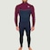Long John Billabong Revolution 22mm Chest Zip Full - Masculino VINHO