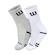 Kit Meias Cano Alto Wilson 39 a 44 - 2 Pares - Adulto CINZA/BRANCO